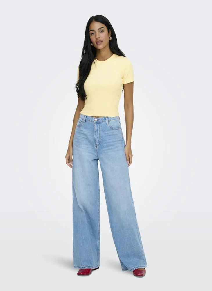 اونلي Onlval Life Short Sleeve O-Neck Top